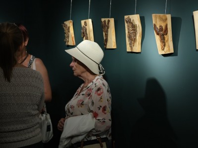 Wernisaż wystawy "Świadectwo ziemi i drewna: Anioły z Bieszczad ukryte w drewnie i pamięci kamienia" 04.09.2026-DSCF8229.jpg